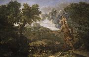 Nicolas Poussin Paysage avec Orion aveugle cherchant le soleil oil on canvas